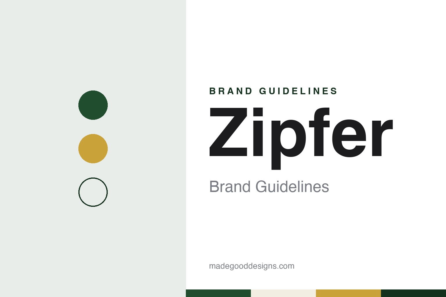 Zipfer brand guidelines — abstract colour discs and material texture (original homage; not a Zipfer product or logo)